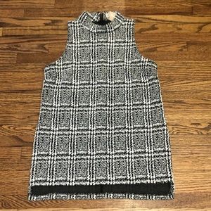 Michael Kors Glen Plaid Tunic Top